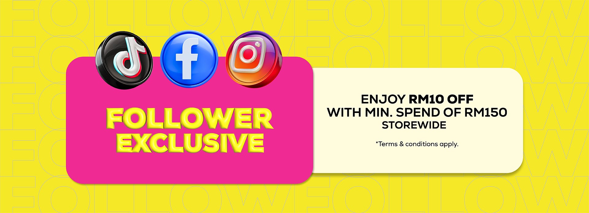 Follower Exclusive - May